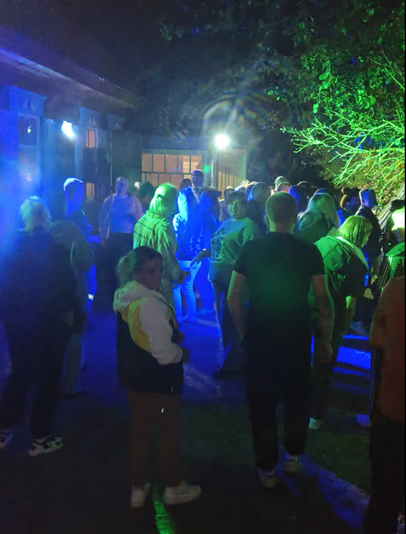  Сентябрь 2025 г. Сельская дискотека под открытым небом в деревне Зеленковичи Глусского района.