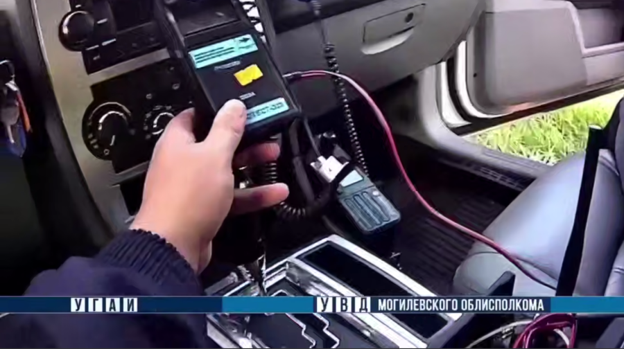 Пьяного мотоциклиста задержали в Бобруйске. Фото: УГАИ УВД Могоблисполкома