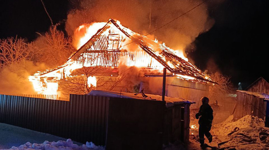 На улице Урожайной горел дом: погибла 79-летняя бобруйчанка