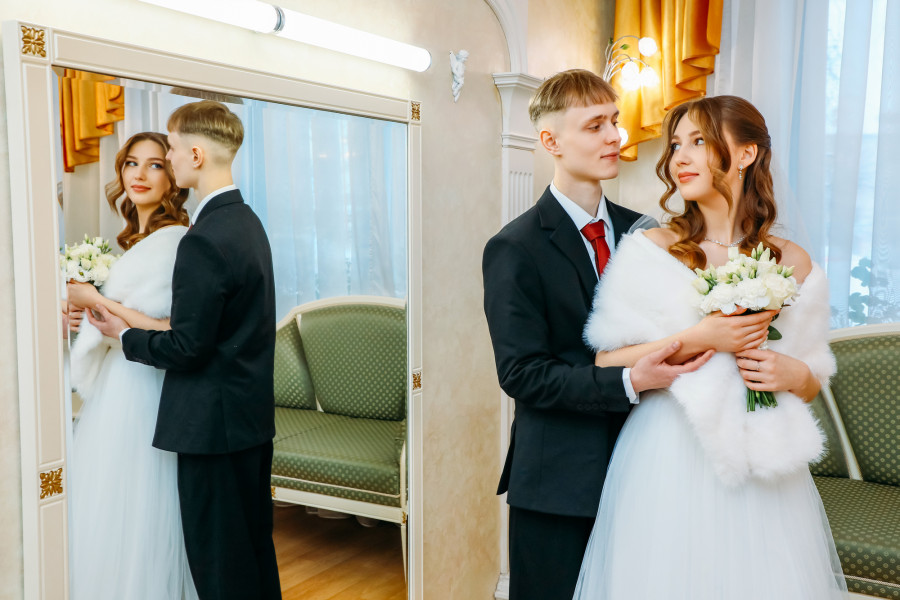 23.01.2026г. Бобруйск. Свадебная пара Максим и Анастасия.