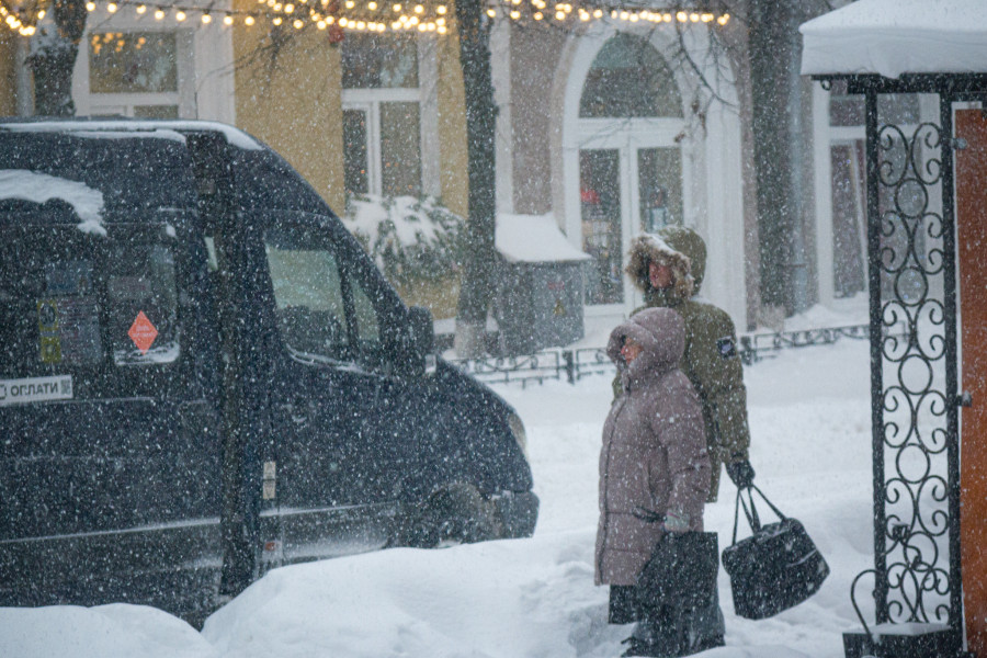 Циклон Улли принес в Бобруйск обильные снегопады