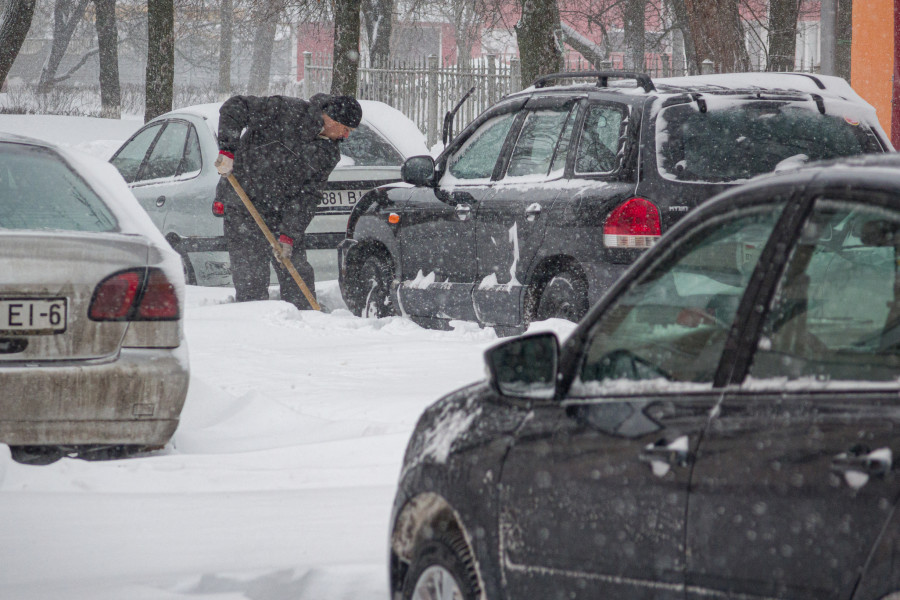 Циклон Улли принес в Бобруйск обильные снегопады