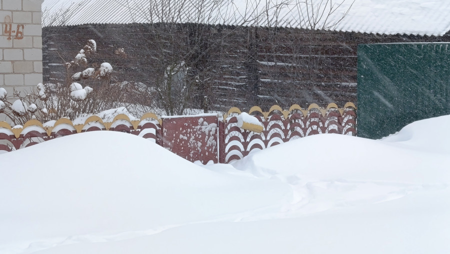 9.01.2026 г Глуск. Циклон Улли.