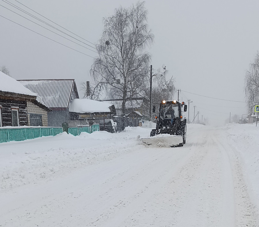 9.01.2026 г Глуск. Циклон Улли.