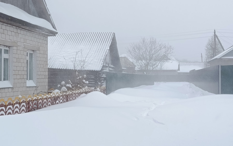 9.01.2026 г Глуск. Циклон Улли.