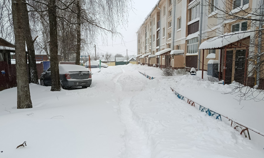 9.01.2026 г Глуск. Циклон Улли.