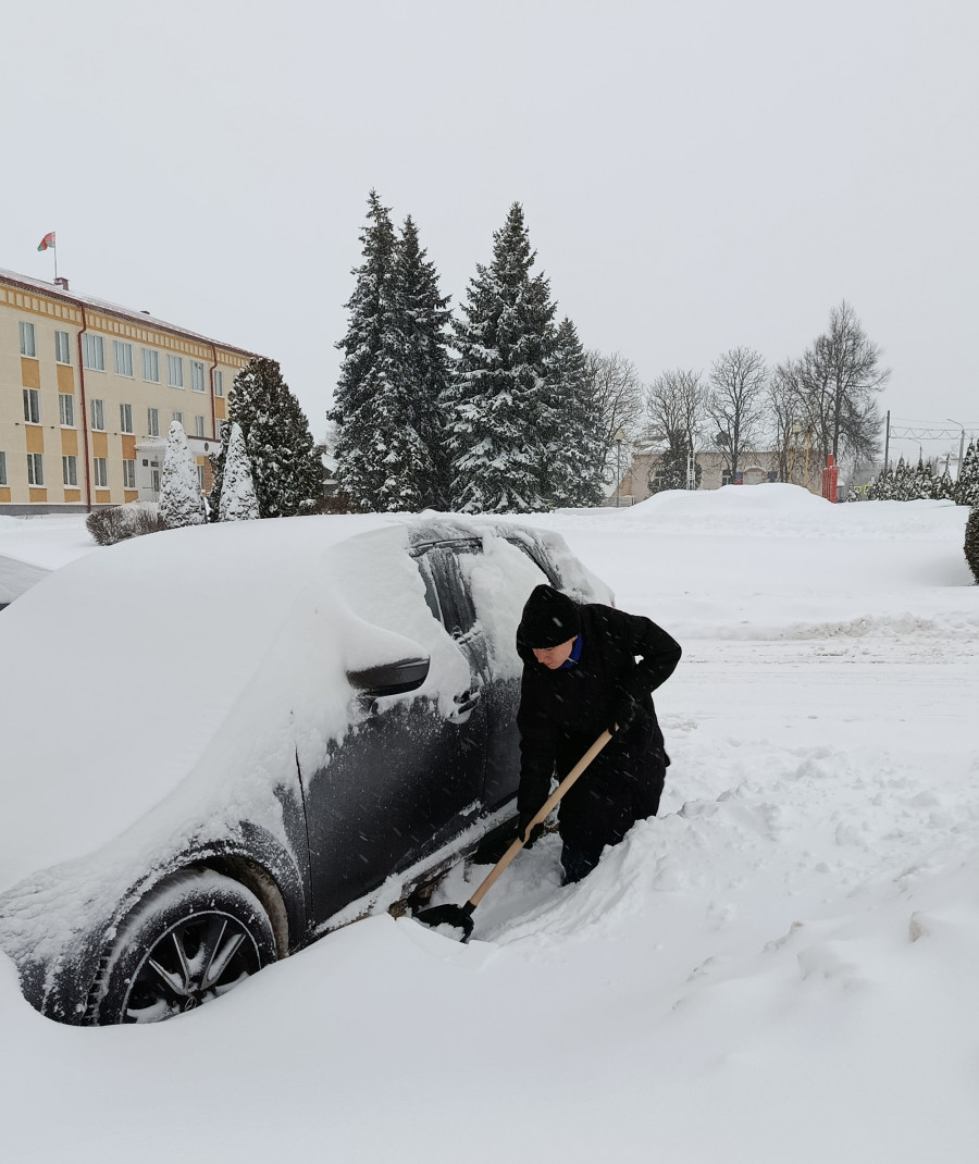 9.01.2026 г Глуск. Циклон Улли.