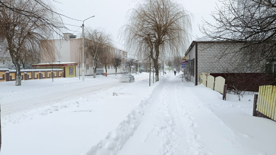 9.01.2026 г Глуск. Циклон Улли.