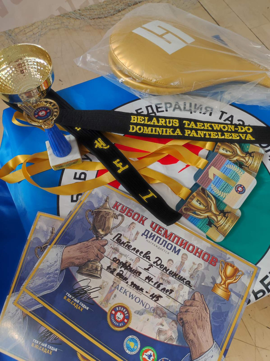 Бобруйчанка Доминика Пантелеева стала абсолютной чемпионкой на турнире по таэквондо 