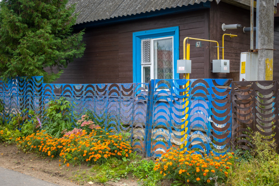 Усадебная застройка на улице Широкой.