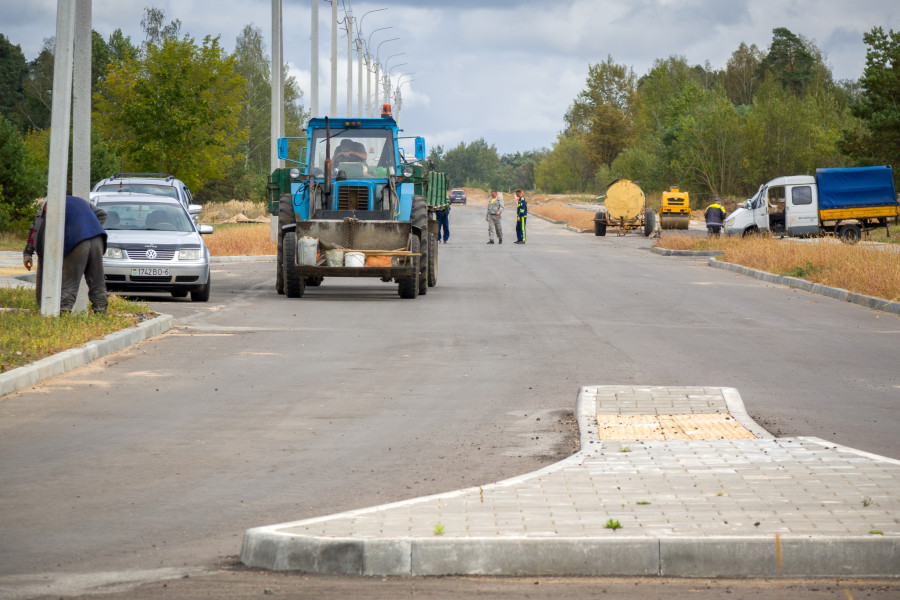 Новые улицы прокладывают в микрорайоне Киселевичи