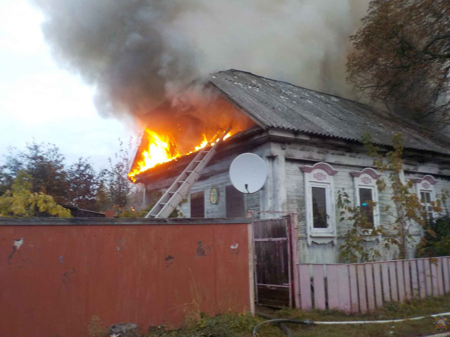 В Бобруйске на пожаре погиб пенсионер