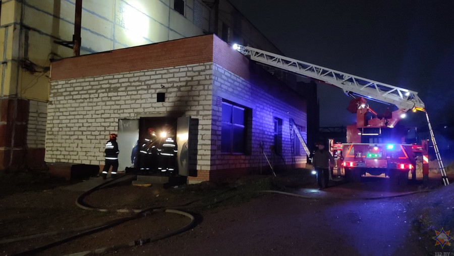 В Бобруйске горела котельная