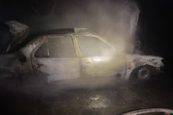 Ночью в Бобруйском районе сгорело авто