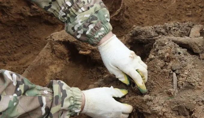 Разыскивают родственников погибшего под Климовичами красноармейца