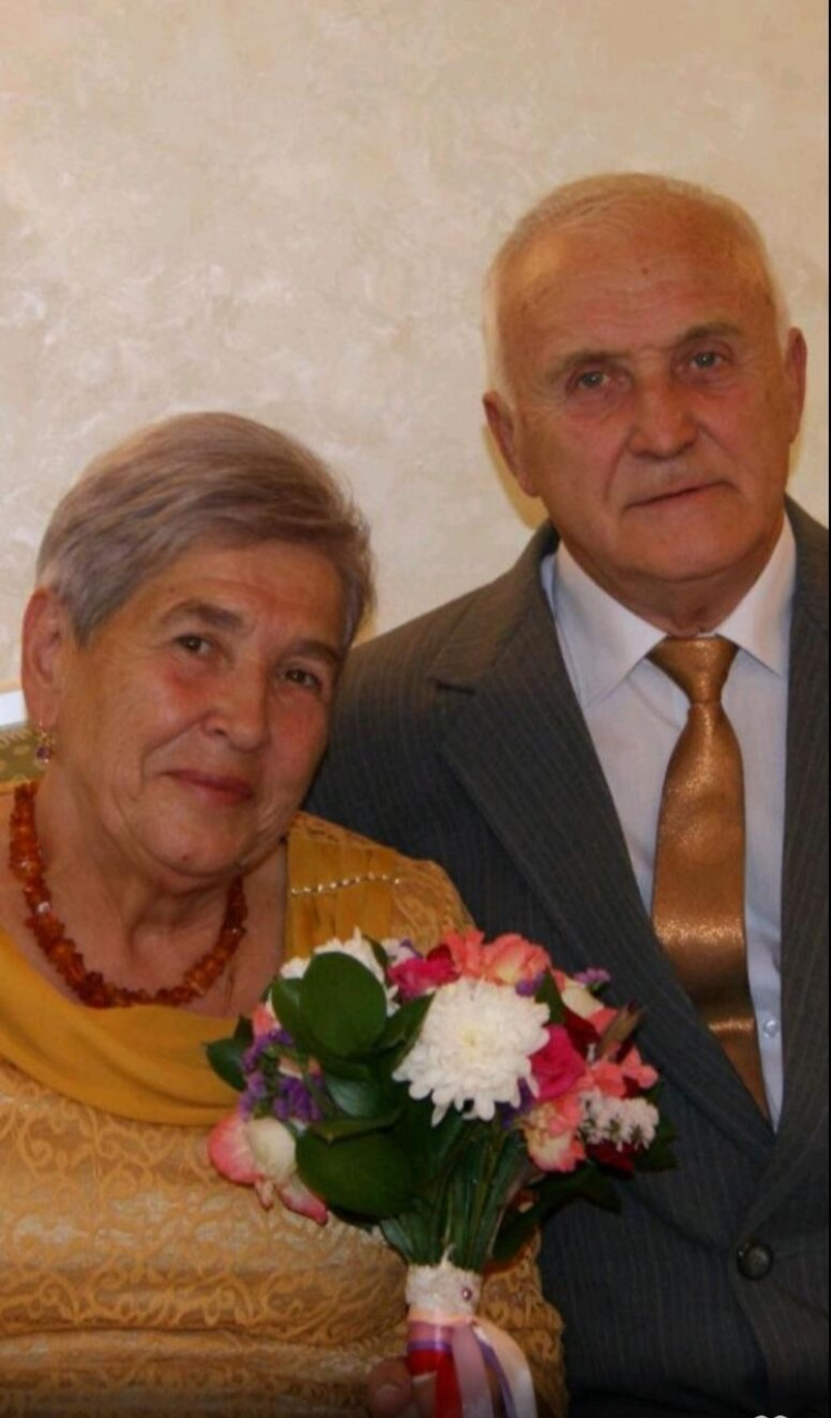 Супруги Булай на 50-летие совместной жизни, 2015 г.