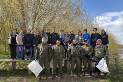 Около 20 мешков мусора собрали только возле Фандоковского моста: итоги природоохранной акции «Беларусь синеокая»