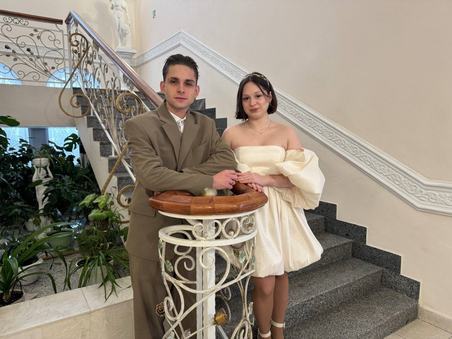 06.02.2026 г. Могилев, ЗАГС. Свадебная пара недели: Елизавета Земцова и Иван Крепчук.