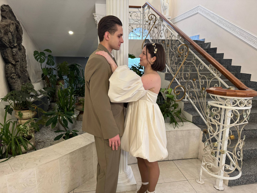 06.02.2026 г. Могилев, ЗАГС. Свадебная пара недели: Елизавета Земцова и Иван Крепчук