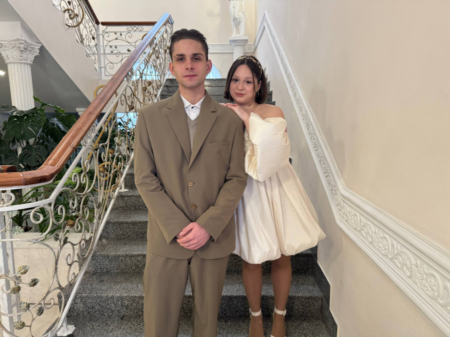 06.02.2026 г. Могилев, ЗАГС. Свадебная пара недели: Елизавета Земцова и Иван Крепчук.