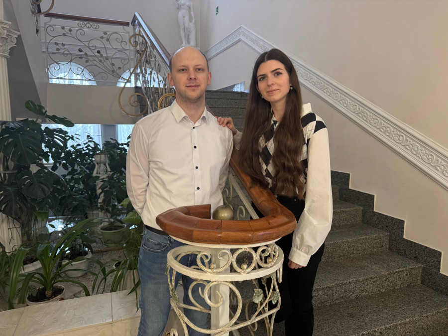 06.02.2026 г. Могилев. ЗАГС. Свадебная пара недели: Михаил и Наталья. 