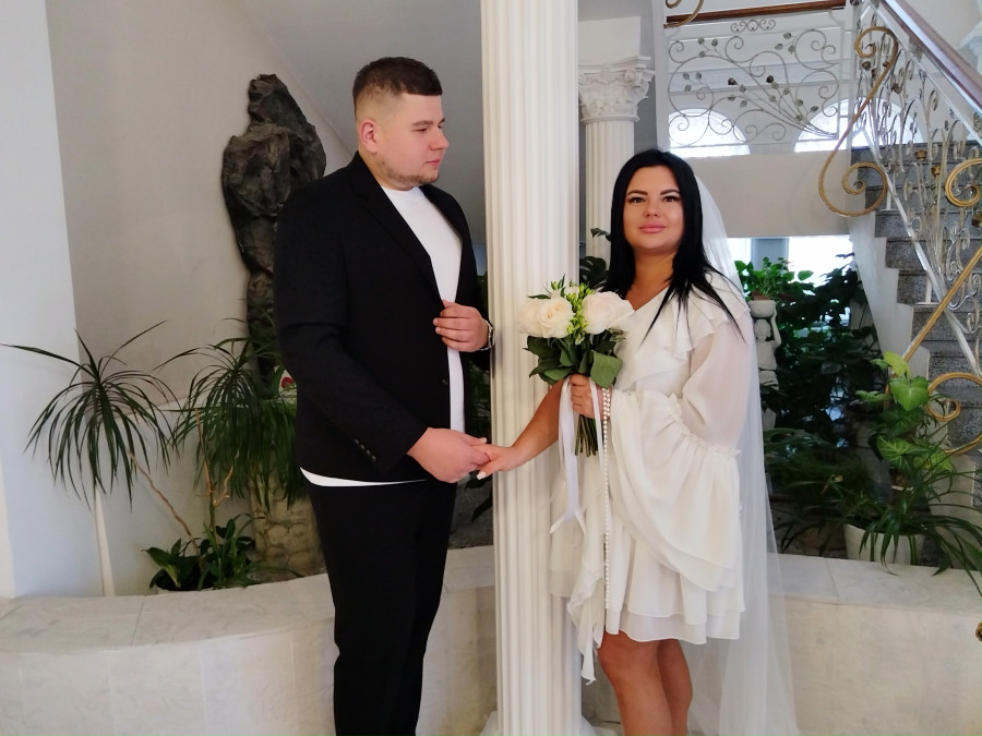 26.09.2025 г. Могилев, ЗАГС. Виктория и Роман Харунжие.