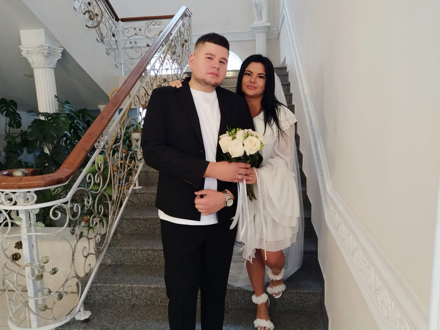 26.09.2025 г. Могилев, ЗАГС. Виктория и Роман Харунжие.