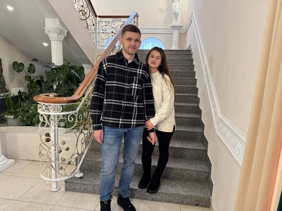 20.02.2026 г. Могилев. ЗАГС. Молодожены недели: Екатерина и Вадим Худолеевы. 