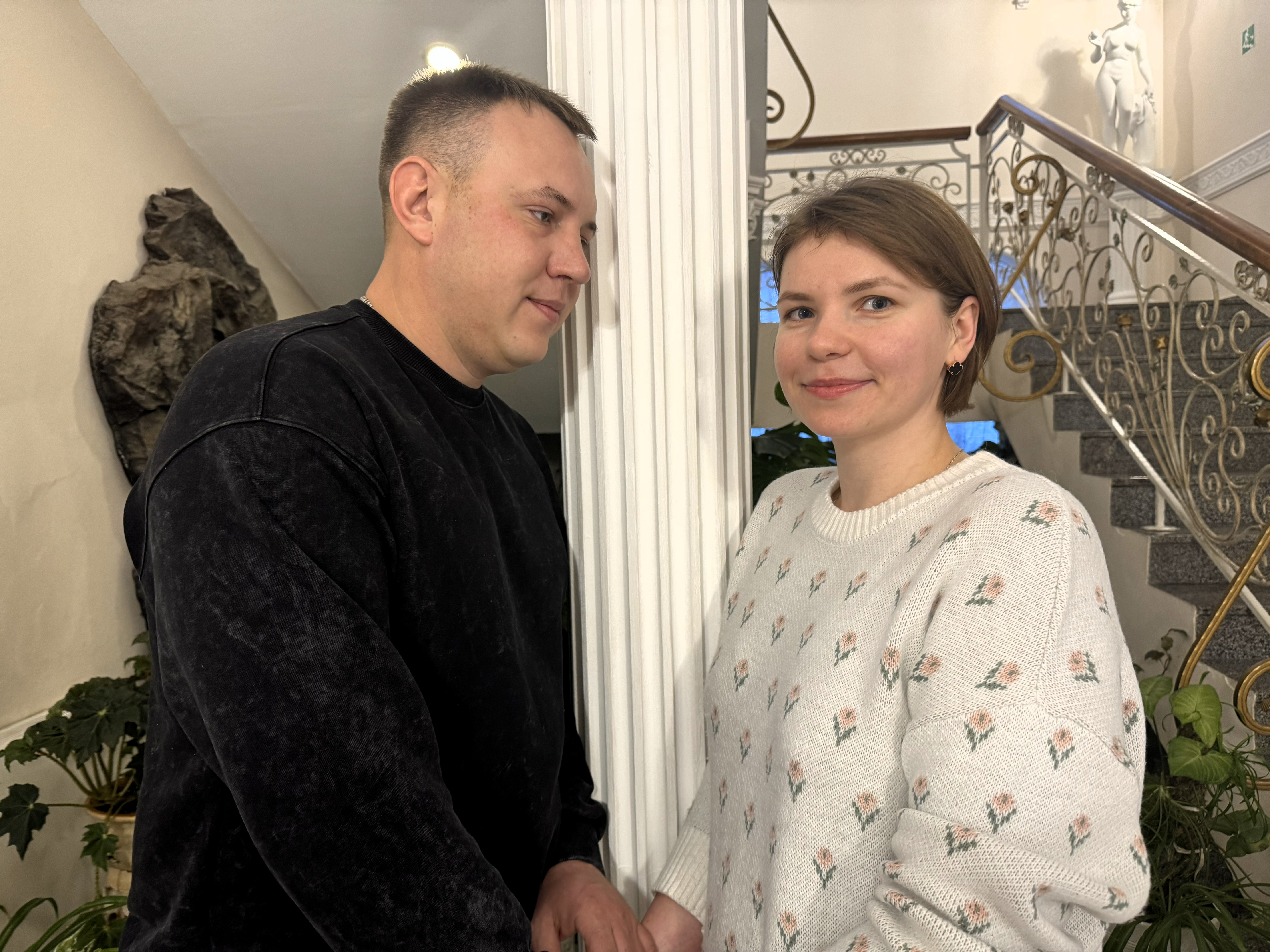  09.01.2026 г. Могилев. ЗАГС. Молодожены недели: Антон и Юлия Бойковы.