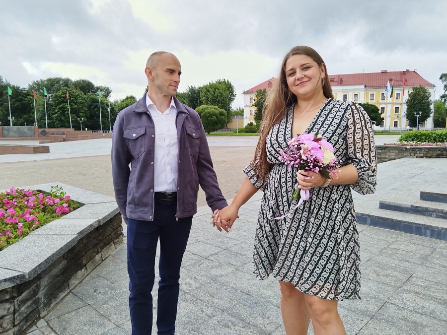 «Случайно зашли в «Эдисон». Теперь это наше знаковое место!» Свадебная пара недели