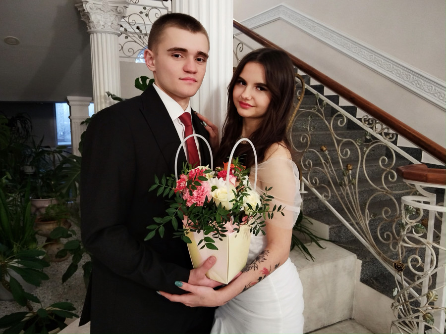 12.12.2025 г. Могилев, ЗАГС. Свадебная пара недели: Дарья и Роман Бондаревы.