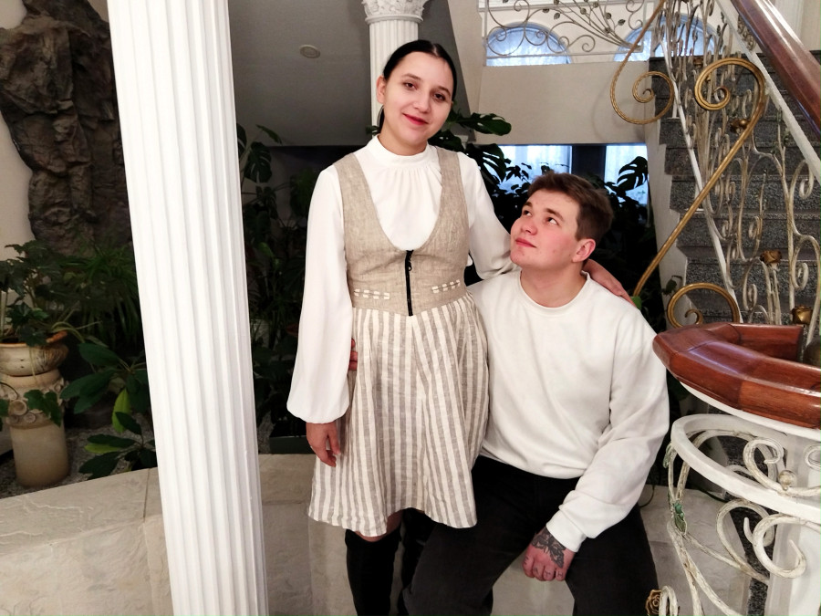 19.12.2025 г. Могилев, ЗАГС. Свадебная пара недели: Василий и Ксения Туньковские.