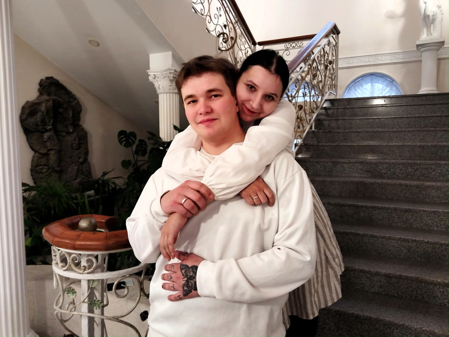 19.12.2025 г. Могилев, ЗАГС. Свадебная пара недели: Василий и Ксения Туньковские.