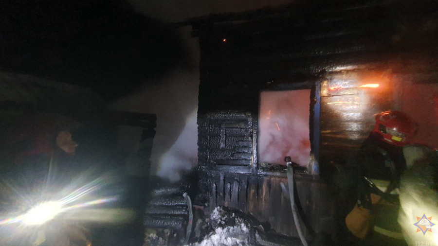 Четыре человека погибли на пожаре в Могилевском районе