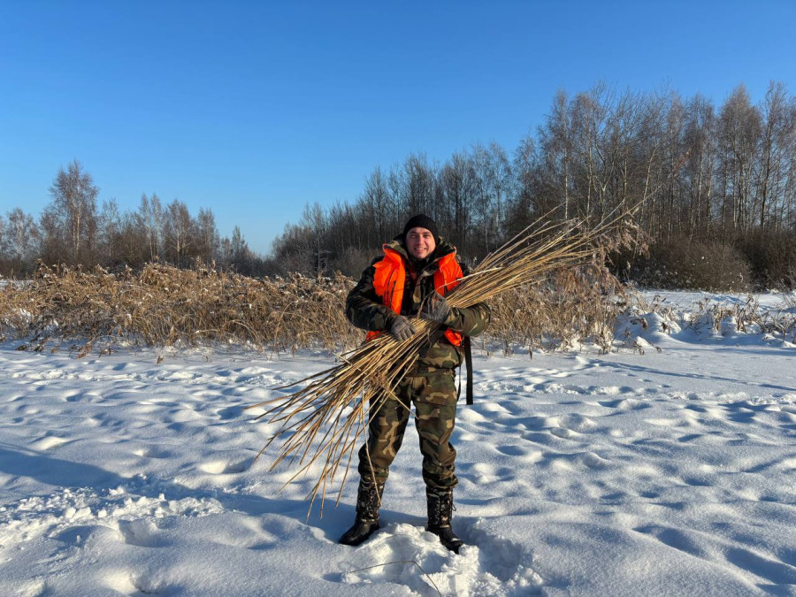 Бобруйский район, 30 января 2026 года. Экологическая акция «Сделаем лунки – спасем рыбу от замора!» на озере Винницкое.