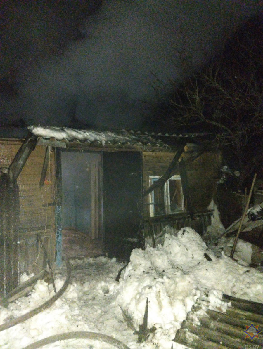 На пожаре в Мстиславском районе погиб мужчина