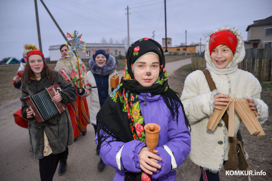 13.01.2018. Коляды в деревне Заполье.
