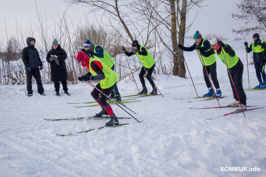 04.01.2026. Микрорайон Киселевичи. Любительские лыжные соревнования сезона 2026 года.