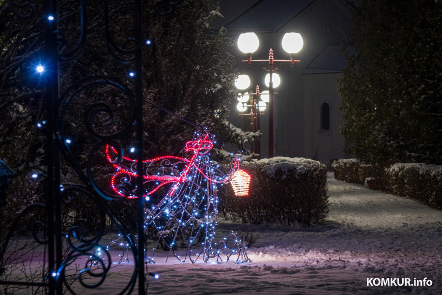 2 января 2026 года. Бобруйск в январских сумерках.