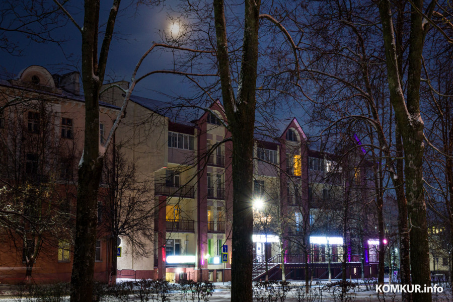 2 января 2026 года. Бобруйск в январских сумерках.