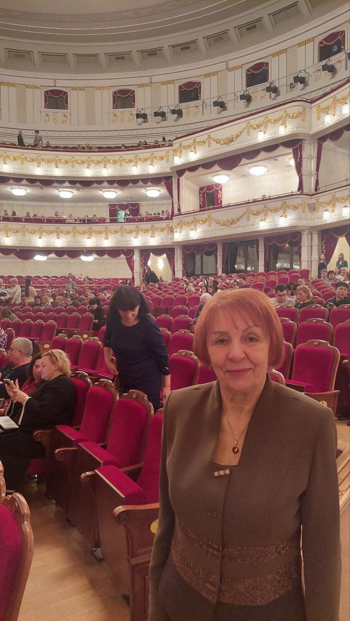 01.03.2024. Регина Станиславовна Милевская в Большом театре в Минске.