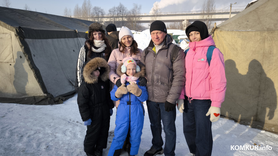 19.01.2026. Бобруйск. Крещенские купания на лодочном кооперативе «Нептун»