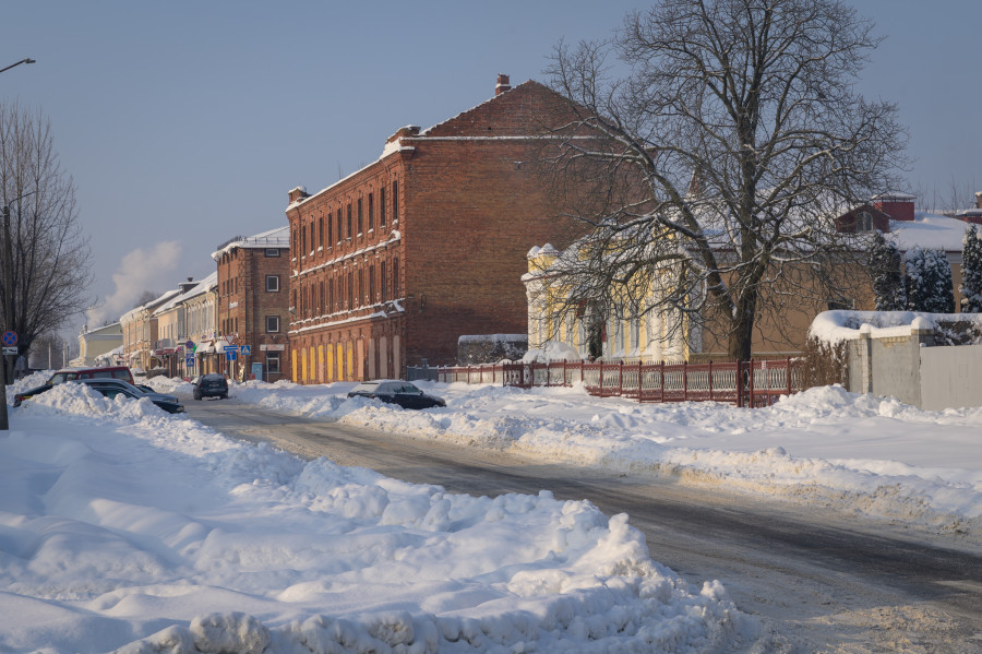 14.01.2026. Морозный и заснеженный Бобруйск