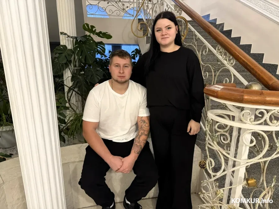 16.01.202 г. Могилев, ЗАГС. Свадебная пара недели: Анастасия и Роман Казначеевы.