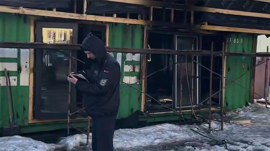 В Борисове произошел взрыв в одном из строящихся зданий кафе, есть пострадавшие