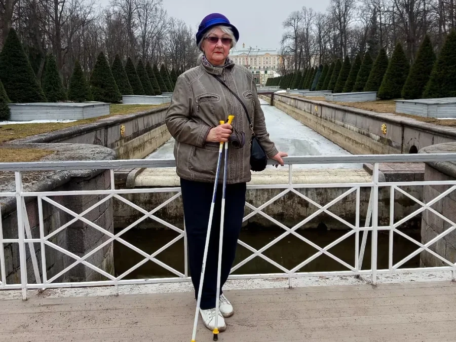 Наталья Ларина в Петергофе, 2025 г.
