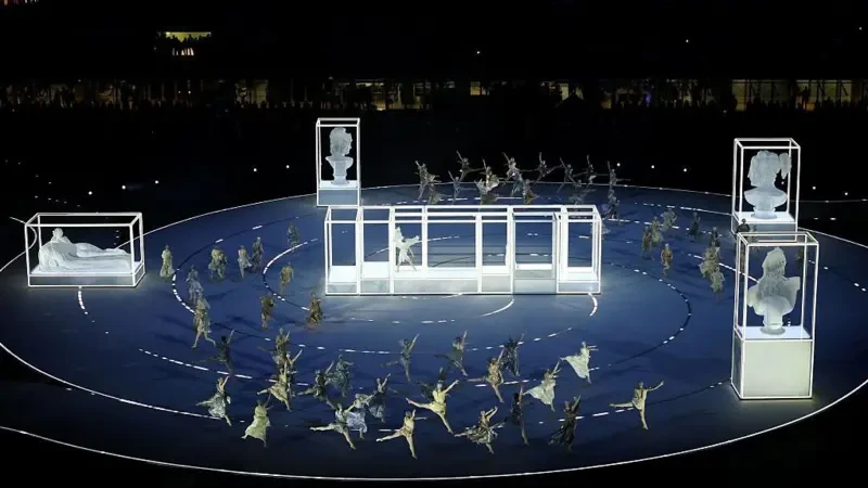 Милан, 6 февраля 2026 года. Церемония открытия XXV зимних Олимпийских игр. Выступление танцоров из Академии театра Ла Скала. Фото: Getty Images.