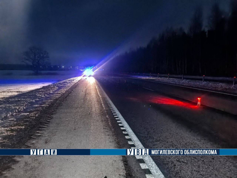 Смерть на трассе Минск – Гомель в Осиповичском районе: водитель наехал на пешехода