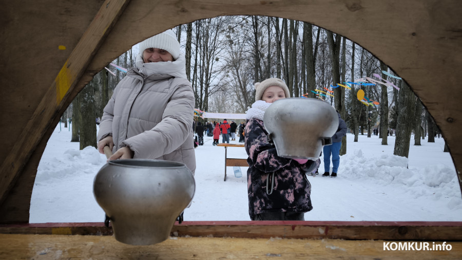 22.02.2026. Бобруйск. Праздник Масленица в городском парке культуры и отдыха