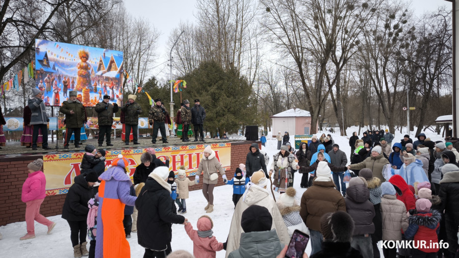 22.02.2026. Бобруйск. Праздник Масленица в городском парке культуры и отдыха